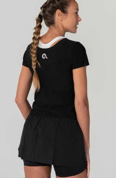 Avi Bounce-it  Short Sleeve In Black Beauty