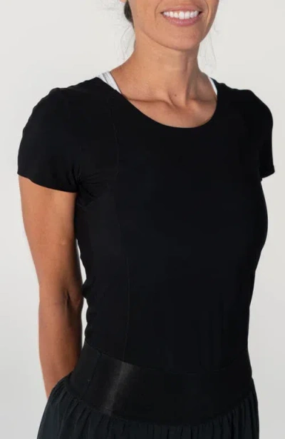 Avi Bounce-it  Short Sleeve In Black Beauty