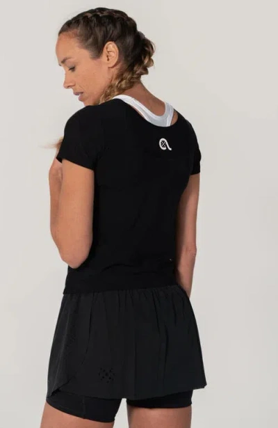 Avi Bounce-it  Short Sleeve In Black Beauty