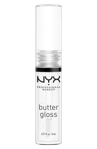 Nyx Professional Makeup Butter Gloss Nonsticky Lip Gloss In Sugar Glass