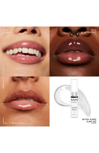 Nyx Professional Makeup Butter Gloss Nonsticky Lip Gloss In Sugar Glass
