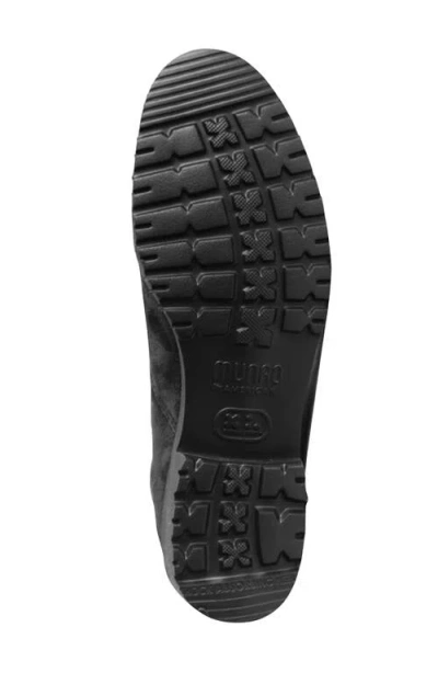 Munro Rourke Water Resistant Bootie In Charcoal Suede