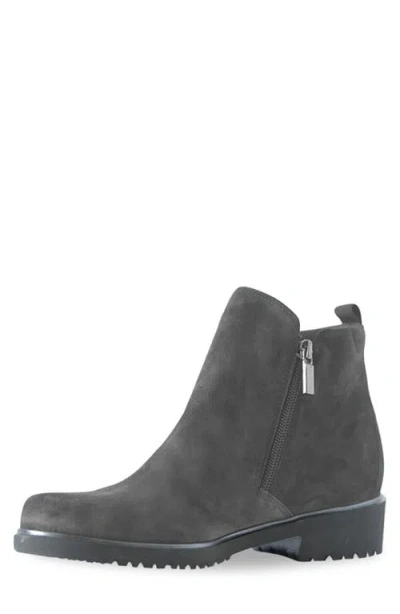Munro Rourke Water Resistant Bootie In Charcoal Suede