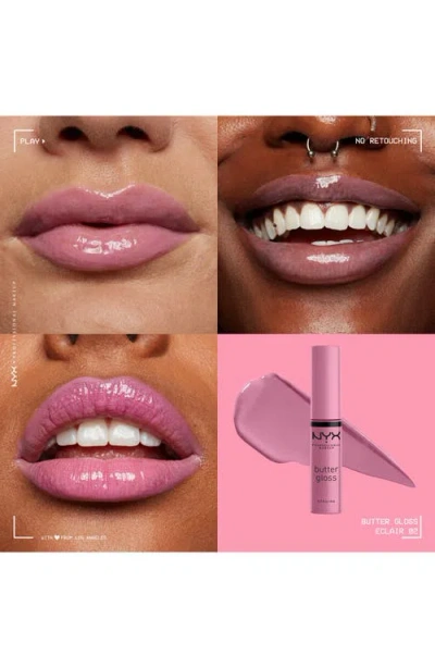 Nyx Professional Makeup Butter Gloss Nonsticky Lip Gloss In Eclair