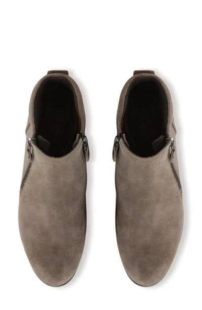 Munro Neko Zip Bootie In Almond