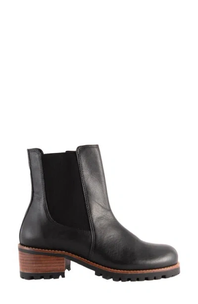 David Tate Santorini Calfskin Waterproof Bootie In Black