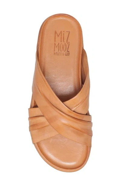Miz Mooz Talisa Slide Sandal In Brandy
