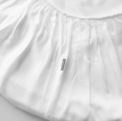 Ettitude Cleanbamboo® Crib Mattress Protector In White