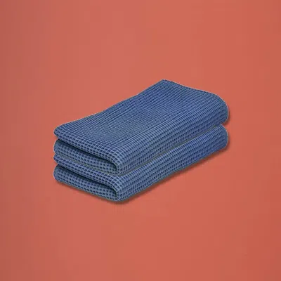Ettitude Cleanbamboo® Waffle Towels In River