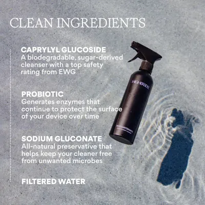 Higherdose : High Maintenance Cleaner In Black