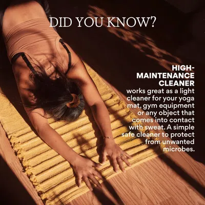 Higherdose : High Maintenance Cleaner In Black