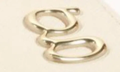 Nordstrom Initial Rectangular Jewelry Box In G- Cream- Gold