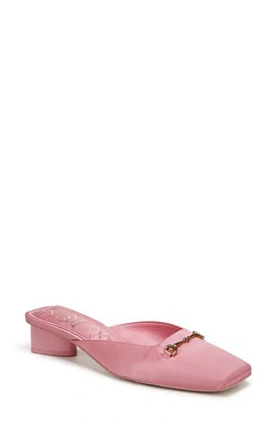 Sam Edelman Ollie Square Toe Bit Mule In Pink Blossom