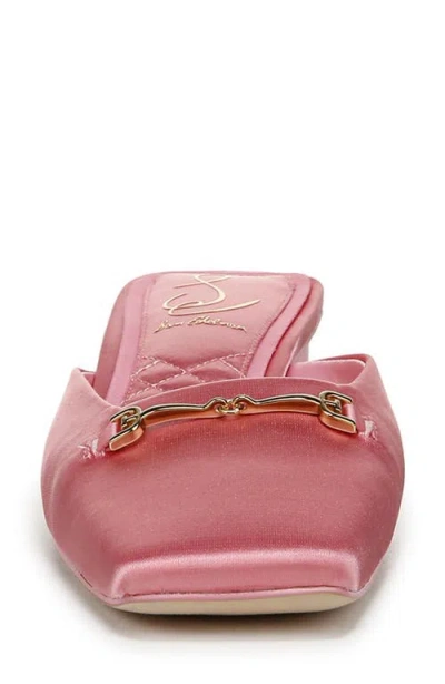 Sam Edelman Ollie Square Toe Bit Mule In Pink Blossom