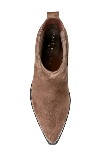 Marc Fisher Ltd Pryce Pointy Toe Bootie In Medium Natural