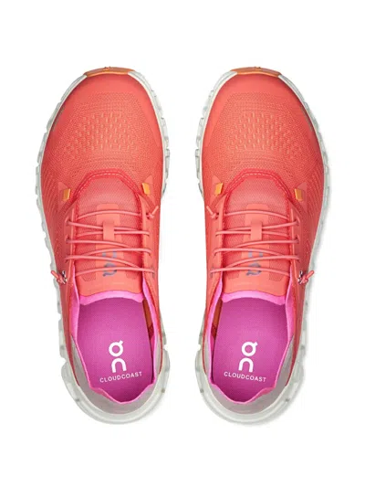 On Cloud 6 Coast Sneakers In Rosa