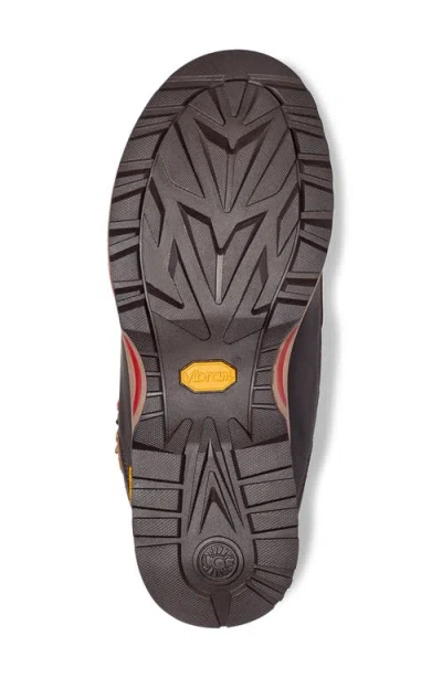 Ugg Short Rubber Sole Pull Tab Boots In Chestnut