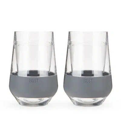Host Wine Freeze Xl Cooling Cup Set Of 2 In Gray