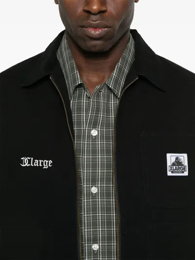 Xlarge Hemdjacke Mit Logo-patch In Schwarz