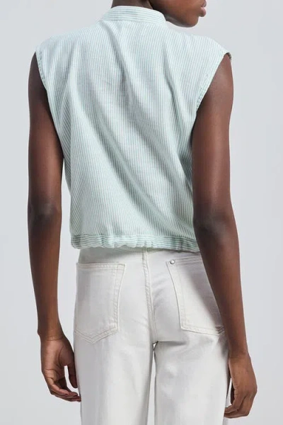 Reistor Button-down Shirt With Waist Drawstring In Parallel Paths