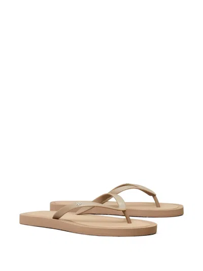Tory Burch Kira Flip Flops In Nude