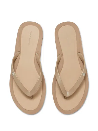 Tory Burch Kira Flip Flops In Nude