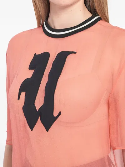 Ungaro Logo-appliqué T-shirt In Rosa