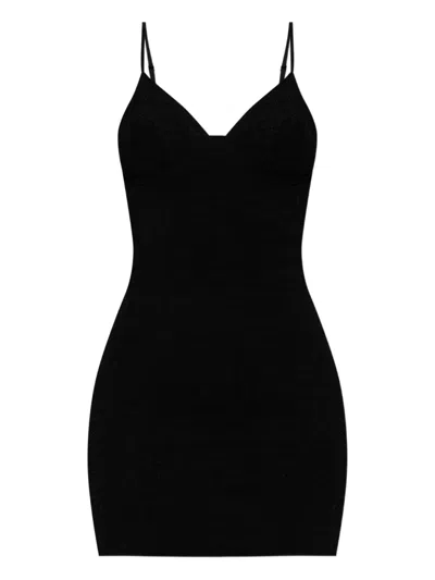 Jacquemus Women's La Mini Robe Scala In Black