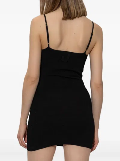 Jacquemus Women's La Mini Robe Scala In Black