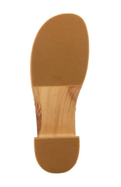 L'artiste By Spring Step Retrostar Platform Slide Sandal In Beige Multi