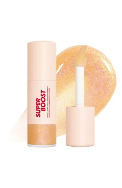 Make Up For Ever Super Boost Lip Gloss In Fairy Glimmer - Holographic Gold