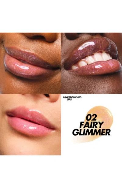 Make Up For Ever Super Boost Lip Gloss In Fairy Glimmer - Holographic Gold