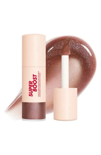 Make Up For Ever Super Boost Lip Gloss In 07 - Limitless Brown