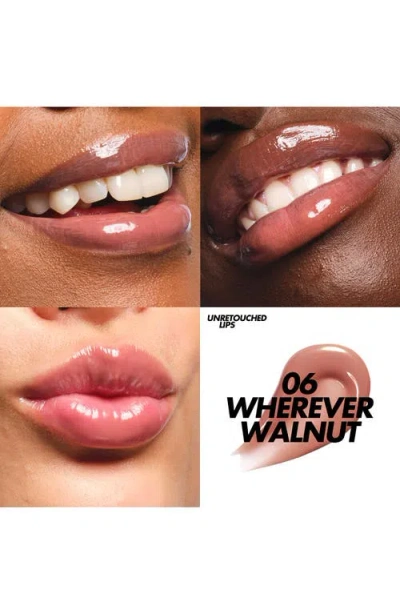 Make Up For Ever Super Boost Lip Gloss In 06 - Wherever Walnut