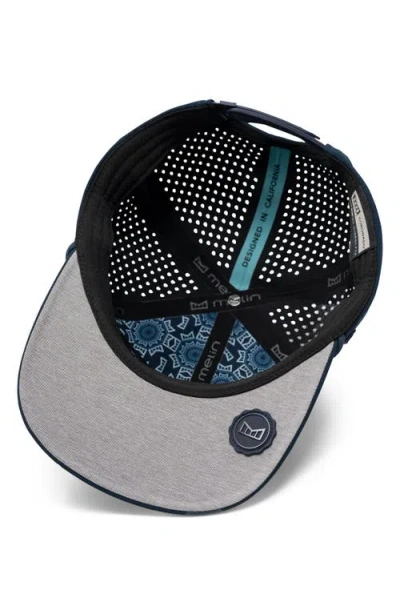 Melin Coronado Hydrolite Performance Snapback Hat In Navy