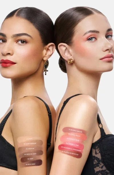 Dolce & Gabbana Dolce&gabbana Face & Eyes Match Lasting Bronzer & Eyeshadow Powder In Rich Deep