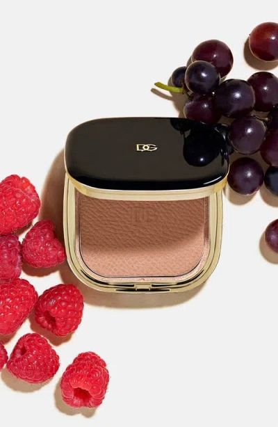Dolce & Gabbana Dolce&gabbana Face & Eyes Match Lasting Bronzer & Eyeshadow Powder In Rich Deep
