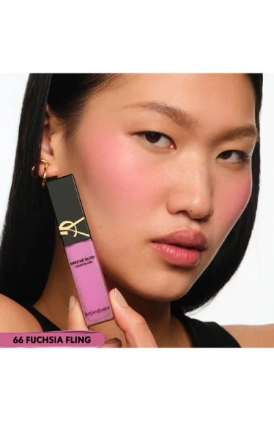 Saint Laurent Make Me Blush Blurring Liquid Blush In 66 Fuchsia Fling