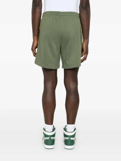 Champion Logo-patch Shorts In 绿色