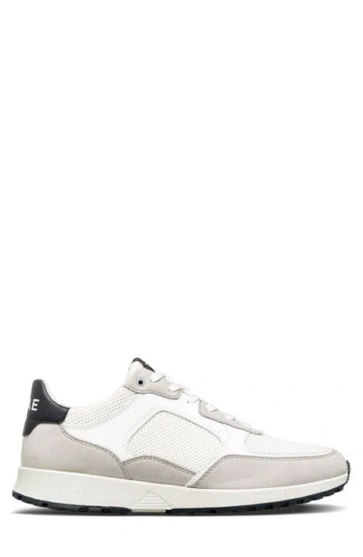 Clae Joshua Sneaker In Microchip White Navy
