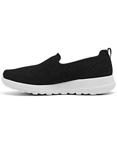 Skechers True Classic Womens Fitness Workout Slip-on Sneakers In Black