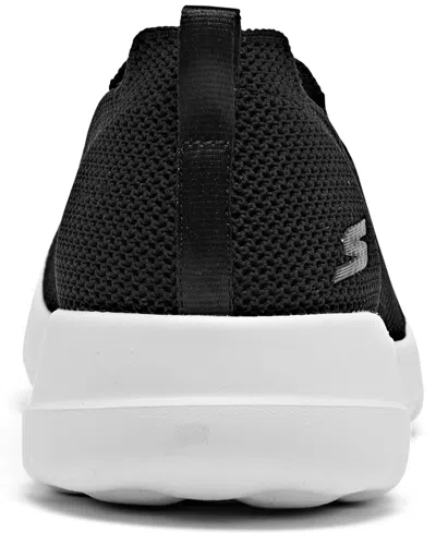 Skechers True Classic Womens Fitness Workout Slip-on Sneakers In Black