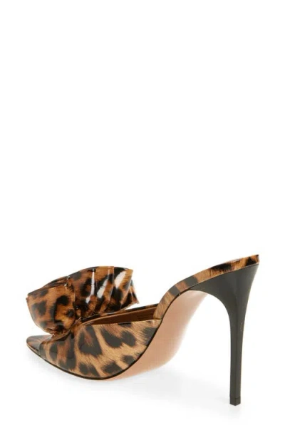 Steve Madden Affinity Slide Sandal In Leopard Patent