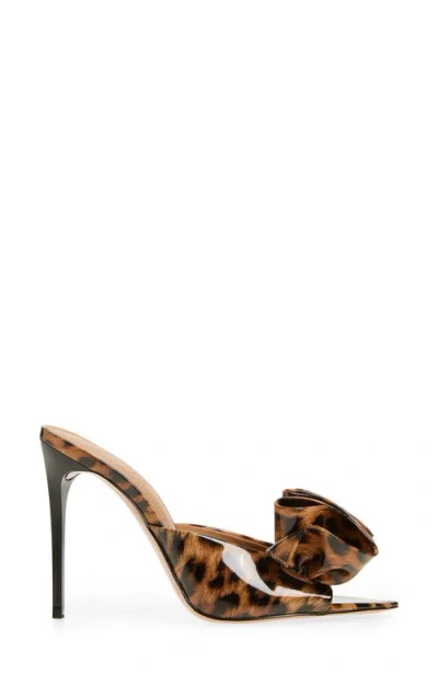 Steve Madden Affinity Slide Sandal In Leopard Patent