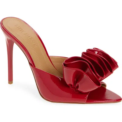 Steve Madden Affinity Slide Sandal In Red Patent