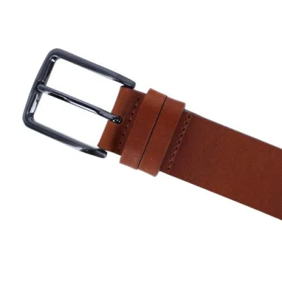 Ibex England Casual 35mm Belt With Double Loop Keeper In Tan