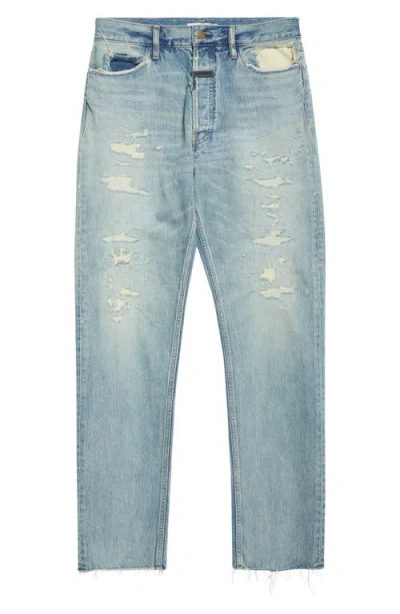 Fear Of God 5 Pocket Straight Leg In Blue