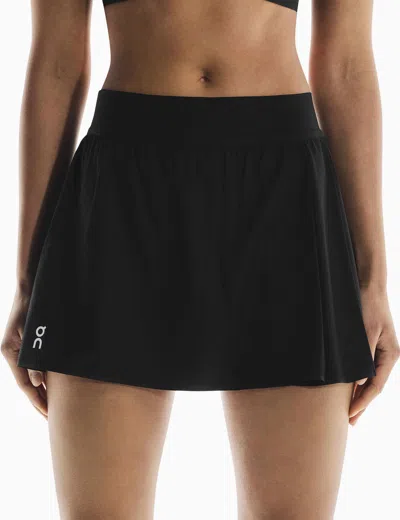 On Women's Court Skirt Pleated In Black