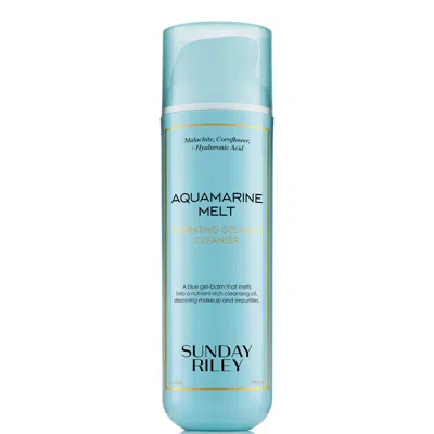 Sunday Riley Aquamarine Melt Cleansing Gel Balm In Transparent