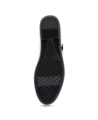 Aerosoles Women's Baylee Round Toe Mary Jane Flats In Silver Mesh Fabric